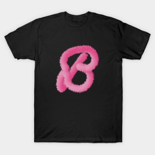 B Pink Animal Initials T-Shirt